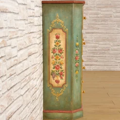 Vangelista 1960 Dressers<Tyrolean Polychrome Floral Chest of Drawers