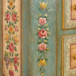 Vangelista 1960 Dressers<Tyrolean Polychrome Floral Chest of Drawers