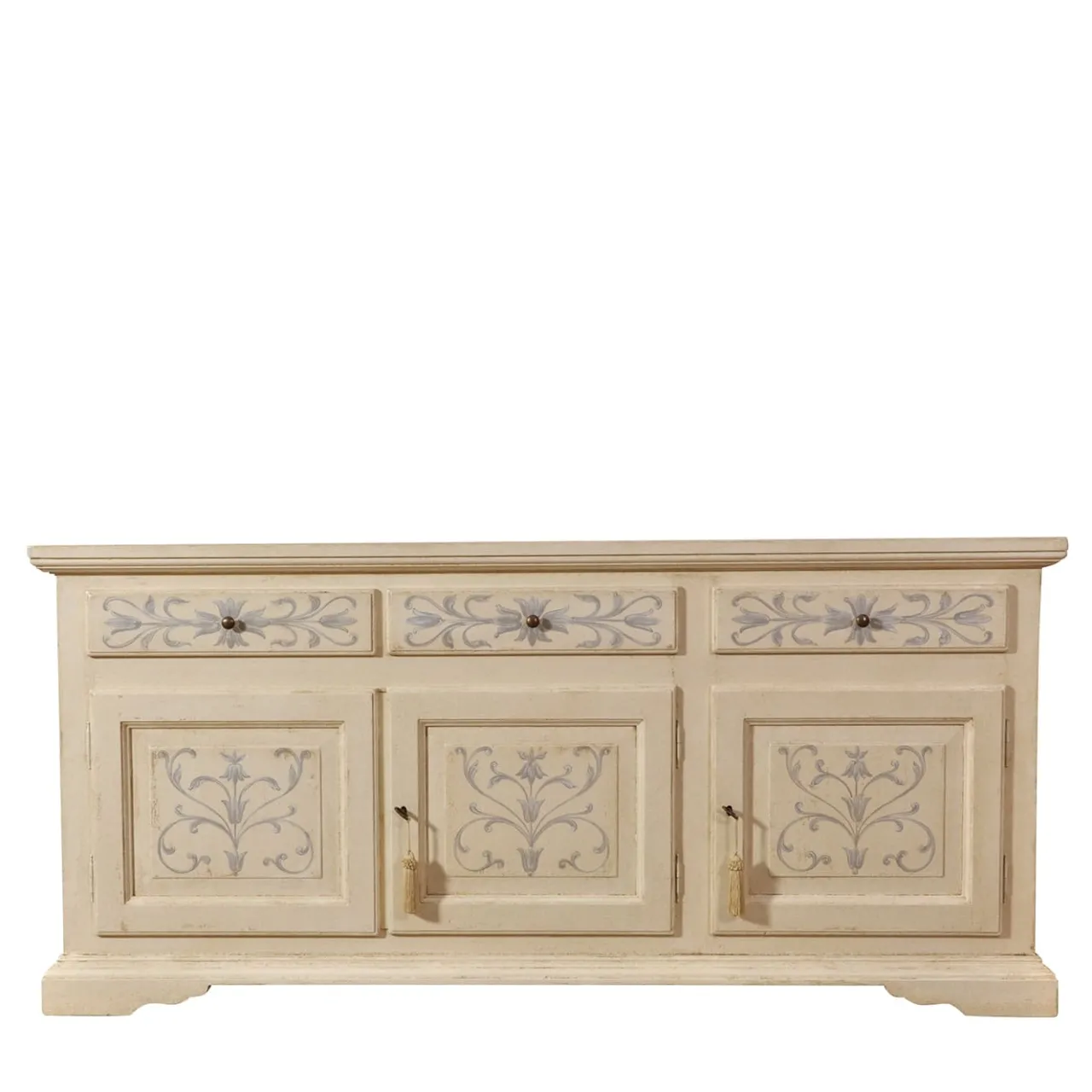 Vangelista 1960 Sideboards Buffets<Tyrolean Style Hand-painted Wood Sideboard