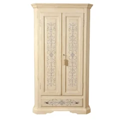 Vangelista 1960 Dressers<Tyrolean Style Hand-Painted Beige Dresser