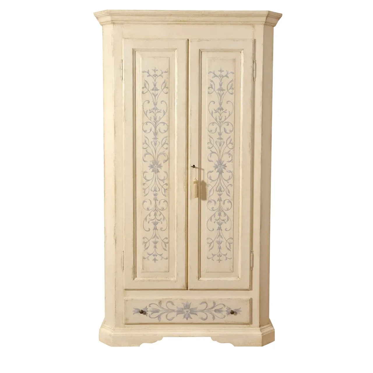 Vangelista 1960 Dressers<Tyrolean Style Hand-Painted Beige Dresser