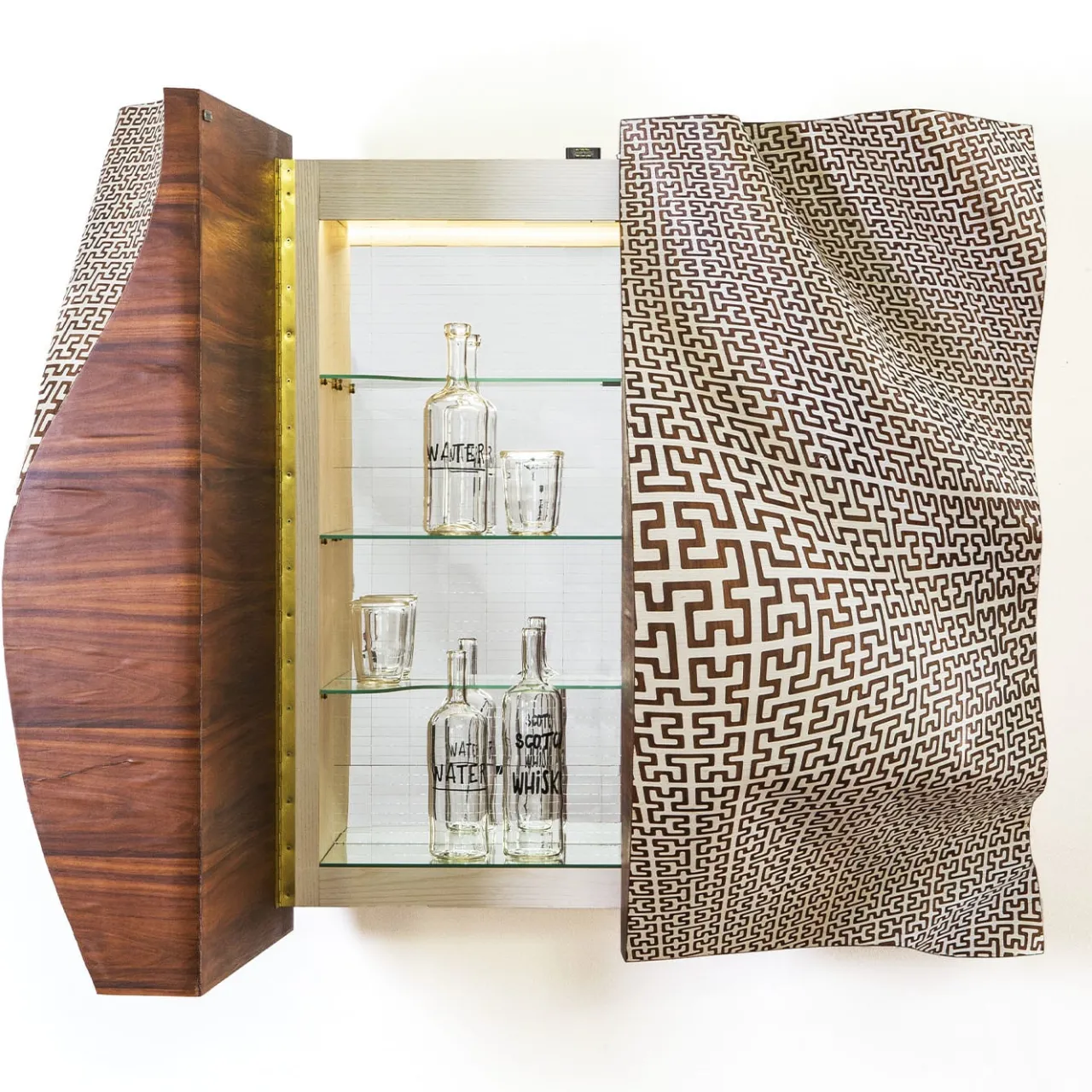 Secondome Edizioni Bar Cabinets<UNA Bar Cabinet by Stefano Marolla