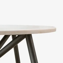 Veltha Outdoor Stone Design Outdoor Dining Tables<Uni 150 beige travertine stone outdoor dining table