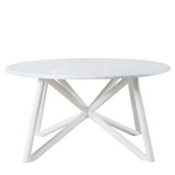 Veltha Outdoor Stone Design Outdoor Dining Tables<Uni 150 white marble outdoor dining table