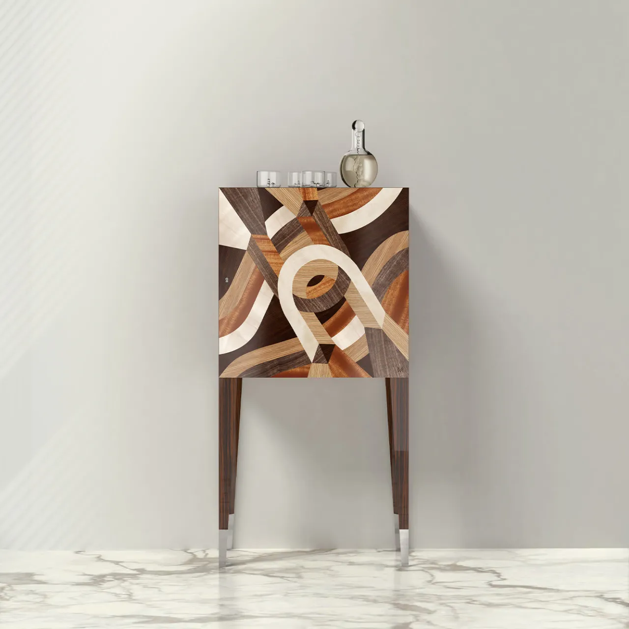 Marzia Boaglio Bar Cabinets<Unione Bar Cabinet