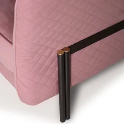 Mantellassi 1926 Armchairs<Universal pink velvet armchair