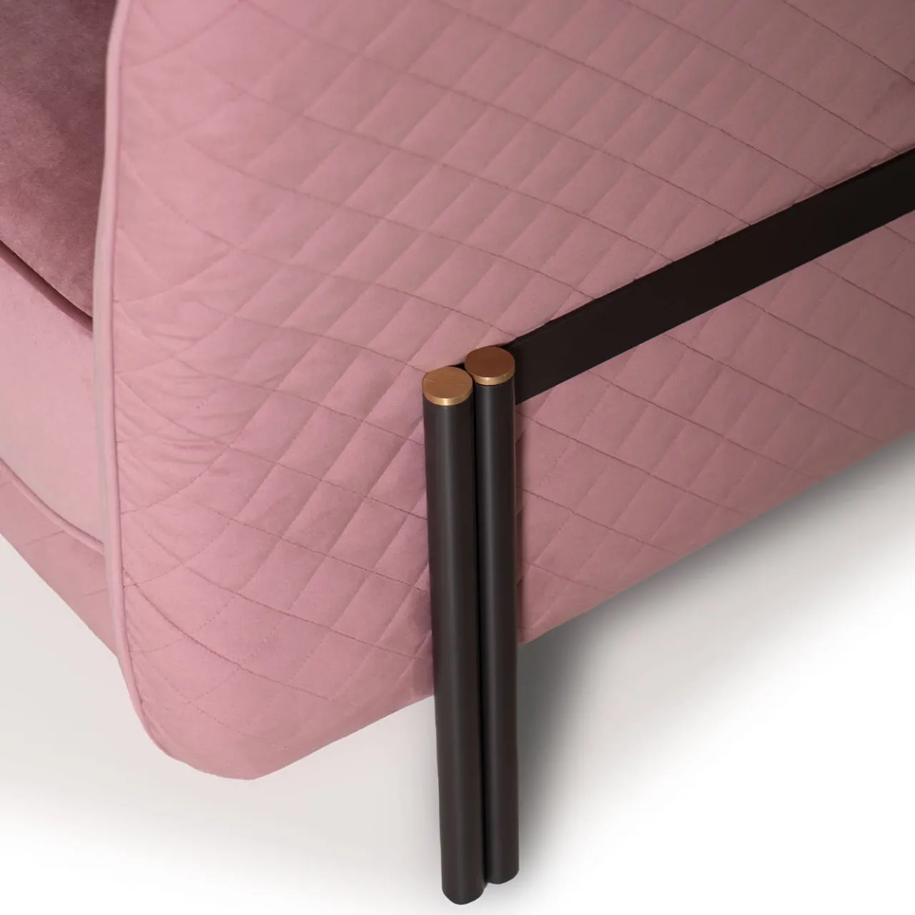 Mantellassi 1926 Armchairs<Universal pink velvet armchair
