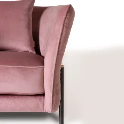 Mantellassi 1926 Armchairs<Universal pink velvet armchair