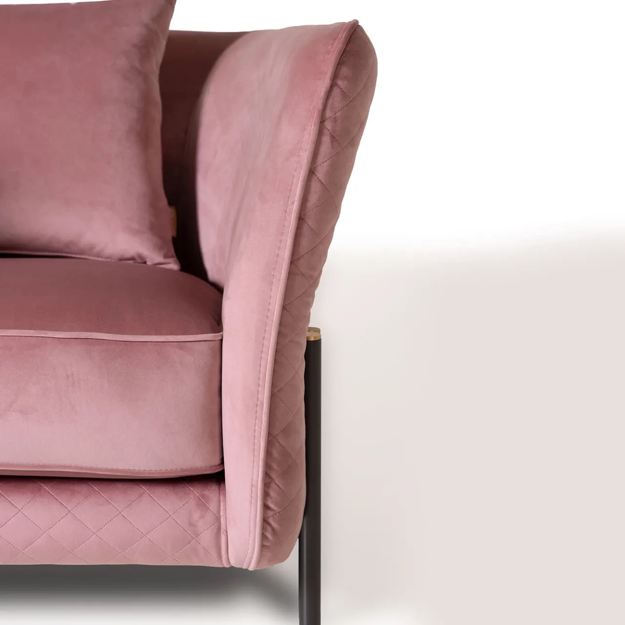 Mantellassi 1926 Armchairs<Universal pink velvet armchair