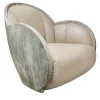 Sergio Villa Armchairs<Uovo Nature Armchair by Carlo Rampazzi