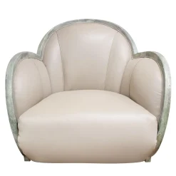 Sergio Villa Armchairs<Uovo Nature Armchair by Carlo Rampazzi