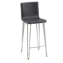 Trevisan Italia Bar Stools<Valdo Black Stool