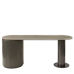 ReDéco Vanities<Vanity Loop Table with Metal Top