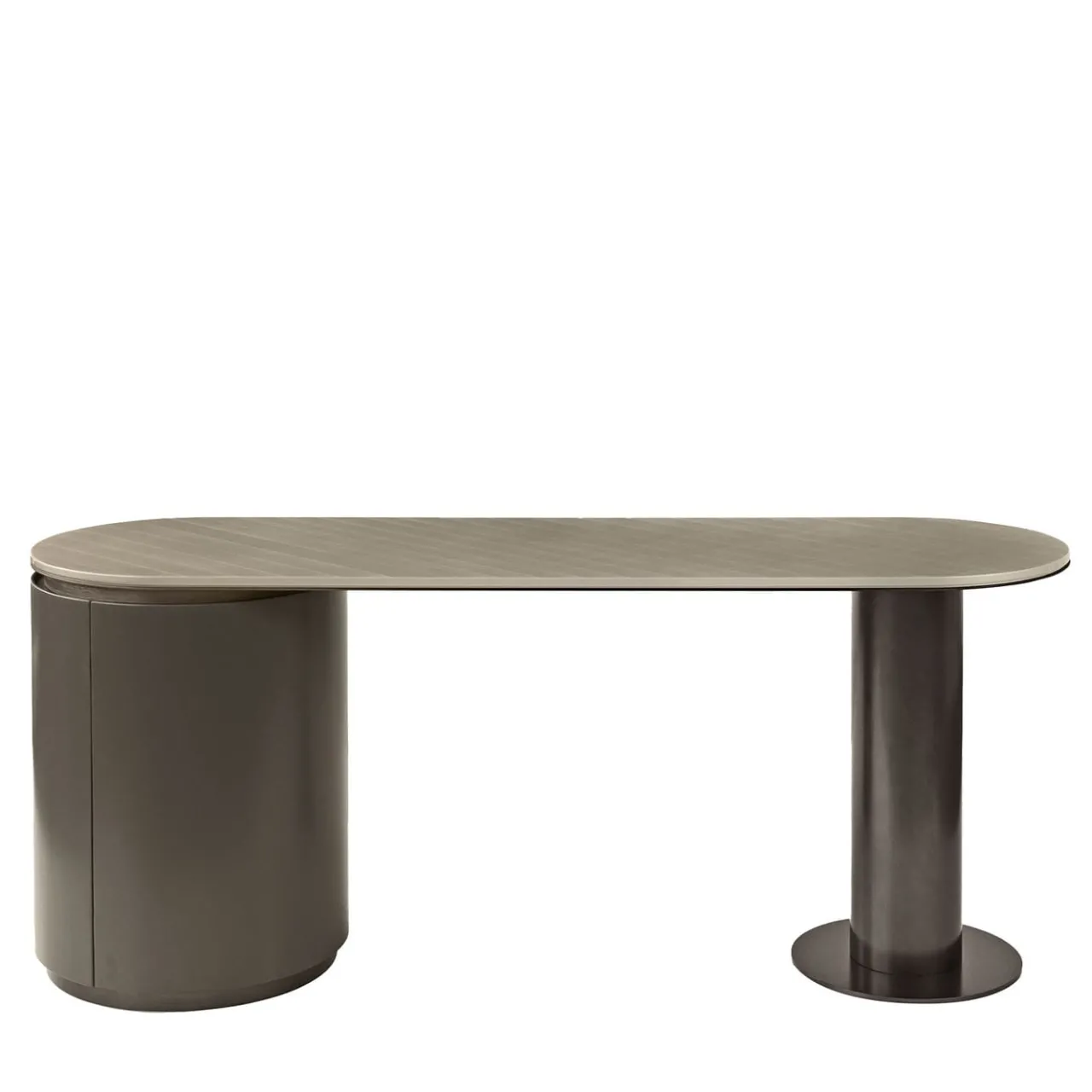 ReDéco Vanities<Vanity Loop Table with Metal Top