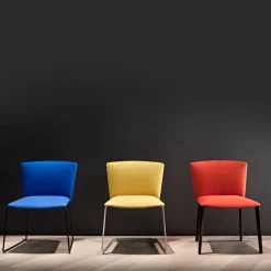 Tecno Spa Office Chairs<Vela Blue Sled Chair by Lievore Altherr Molina