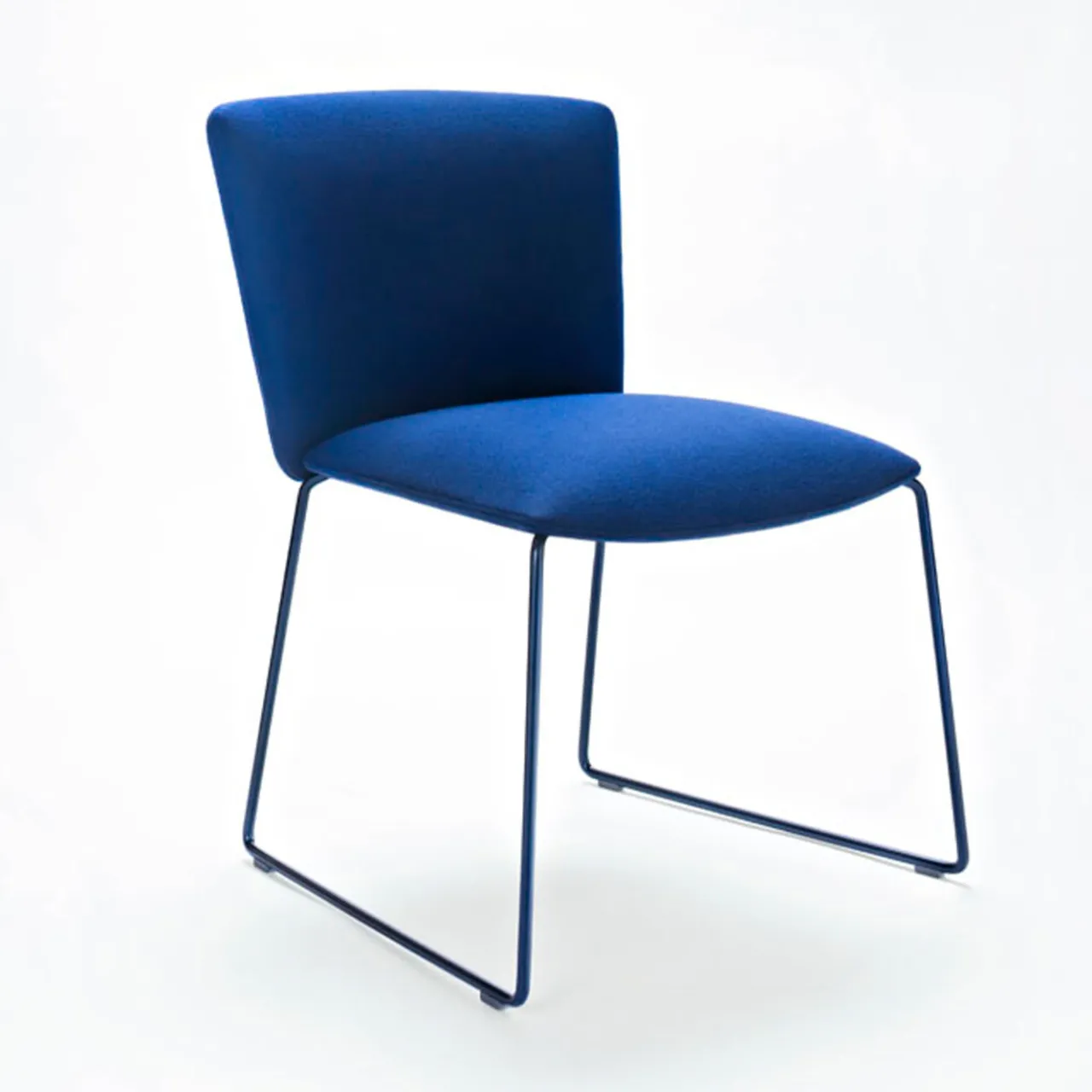 Tecno Spa Office Chairs<Vela Blue Sled Chair by Lievore Altherr Molina