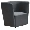 La Cividina Armchairs<Velour Gray Armchair