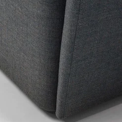La Cividina Armchairs<Velour High Back Gray Armchair