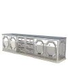 Fratelli Tosi Sideboards Buffets<Venere Silver Murano Glass Sideboard