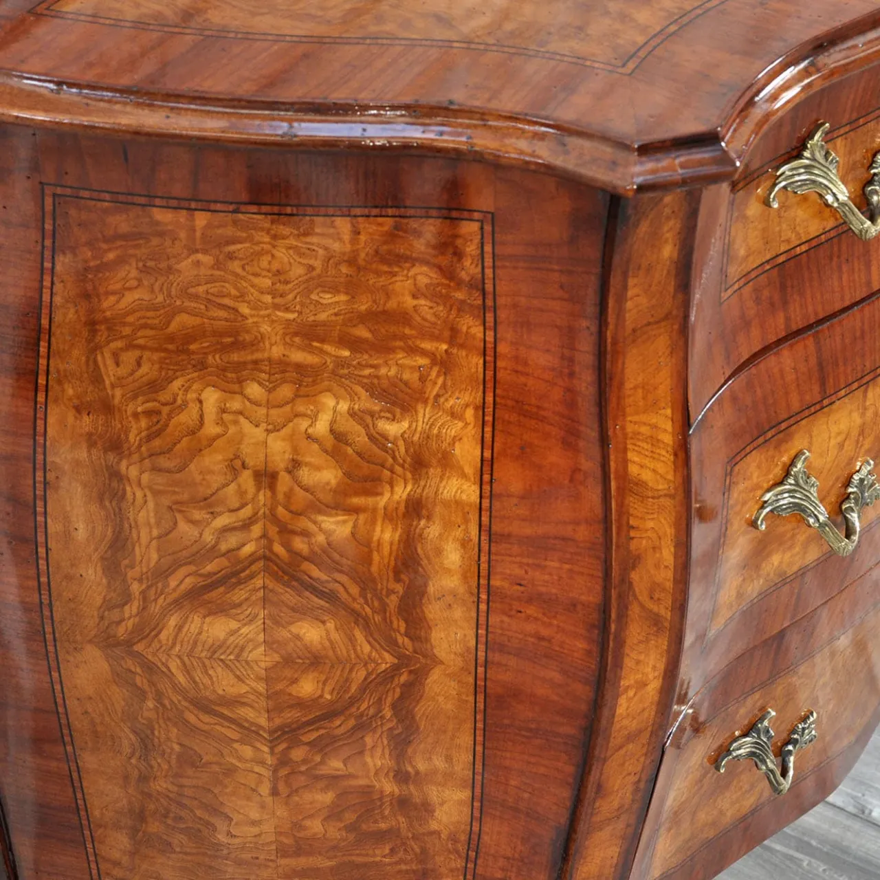 Vangelista 1960 Dressers<Venezia '700 Luigi XV Inlaid Dresser