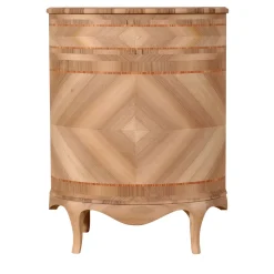 Vangelista 1960 Cabinets<Venezia '700 Luigi XV Venetian-Style Oval Inlaid Cabinet
