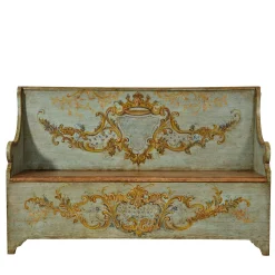 Vangelista 1960 Benches<Venezia '700 Luigi XV Venetian-Baroque Storage Bench