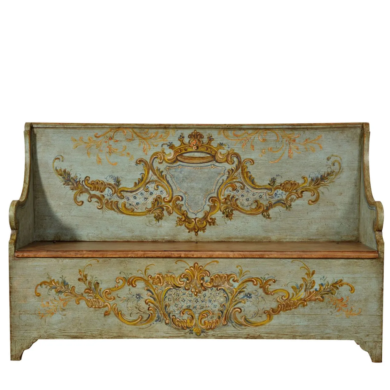 Vangelista 1960 Benches<Venezia '700 Luigi XV Venetian-Baroque Storage Bench