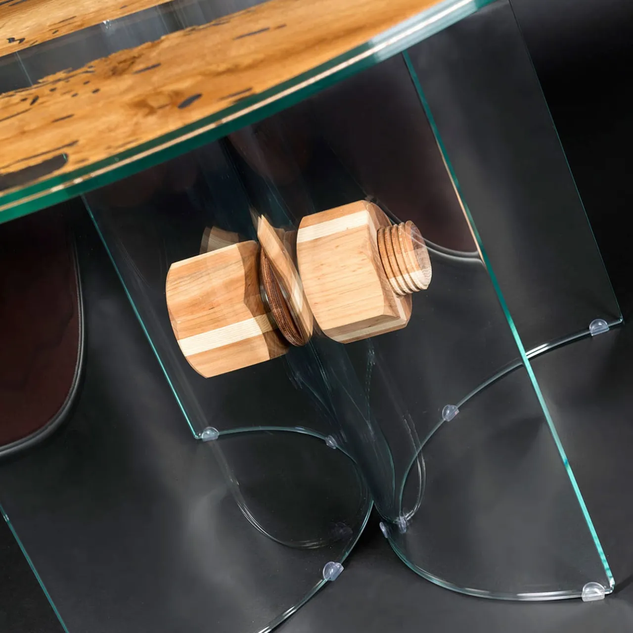 VGnewtrend Dining Tables<Venezia Round Briccola & Glass Table
