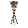 Riva 1920 Coat Stands<Veneziano solid Walnut wood Coat stand