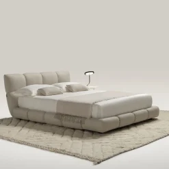 Ferri 1956 Beds<Venice Beige Fabric Bed