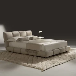 Ferri 1956 Beds<Venice Beige Fabric Bed