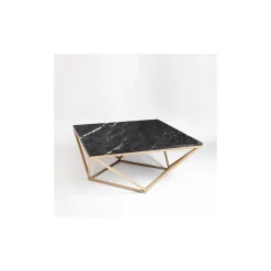 La Sartoria del Marmo by Lombardi Marmi Coffee Tables<Ventotene Black Marquina Coffee Table