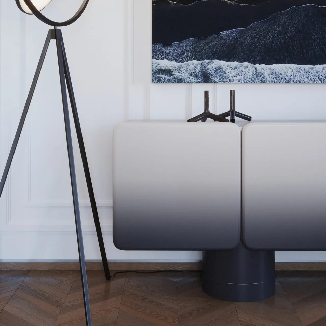 Ultramobili Sideboards Buffets<Venus Bg Gradient Sideboard