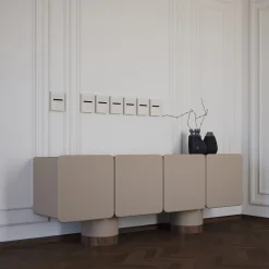 Ultramobili Sideboards Buffets<Venus Greige 4-Doors Sideboard