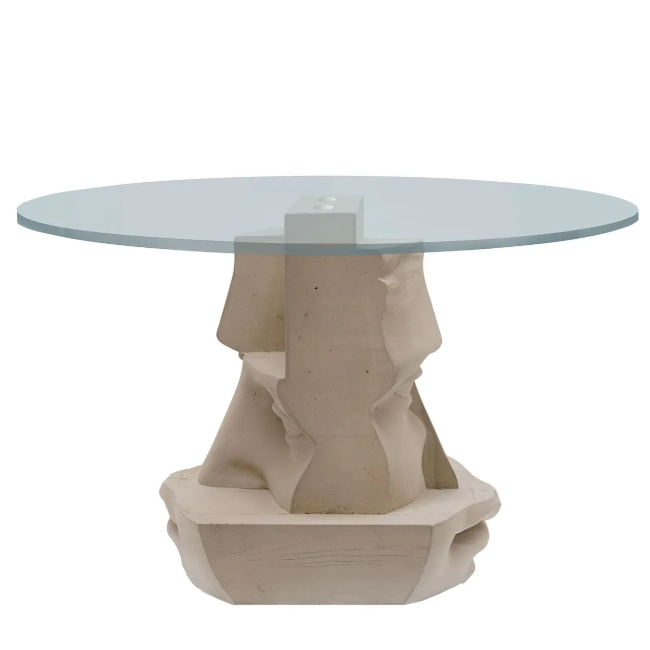 Paolo Giordano Dining Tables<Venus Round Concrete And Glass Dining Table