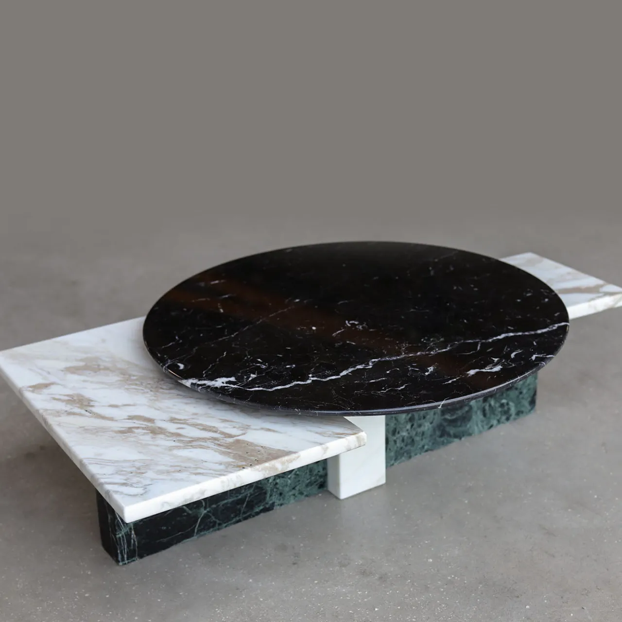 Stone Stackers Coffee Tables<Verde Alpi marble Coffee Table