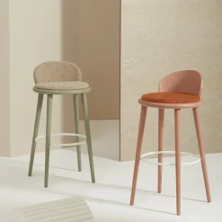 Billiani 1911 Bar Stools<Veretta 928 Red Stool by Cristina Celestino
