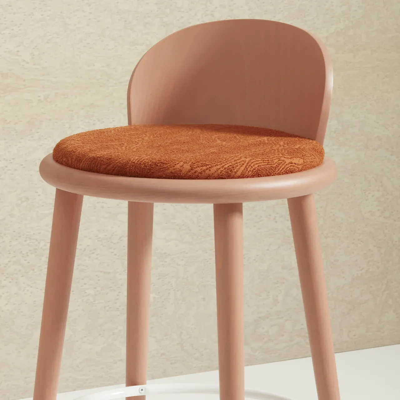 Billiani 1911 Bar Stools<Veretta 928 Red Stool by Cristina Celestino