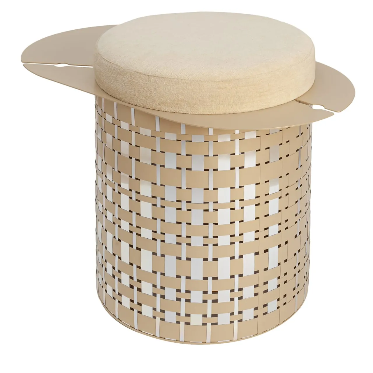 Splot Design Ottomans & Poufs<Versatile Golden & Silvery Pouf