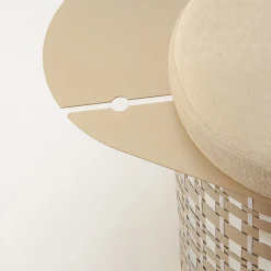 Splot Design Ottomans & Poufs<Versatile Golden & Silvery Pouf