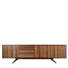 CG Capelletti Sideboards Buffets<Vertigo Inlaid Polychrome Walnut Sideboard