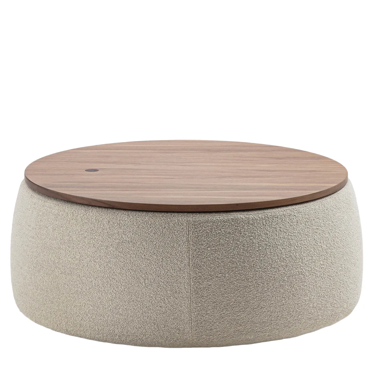 Durame Ottomans & Poufs<Verto Beige Round Ottoman and Coffee Table