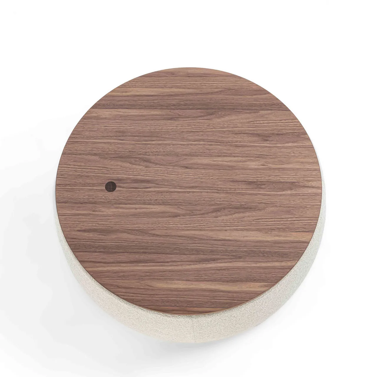 Durame Ottomans & Poufs<Verto Beige Round Ottoman and Coffee Table