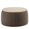 Durame Ottomans & Poufs<Verto Brown Round Ottoman and Coffee Table
