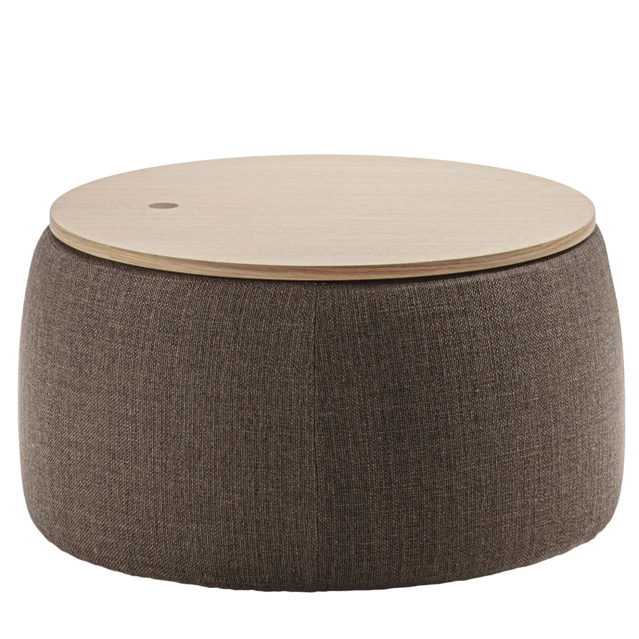 Durame Ottomans & Poufs<Verto Brown Round Ottoman and Coffee Table