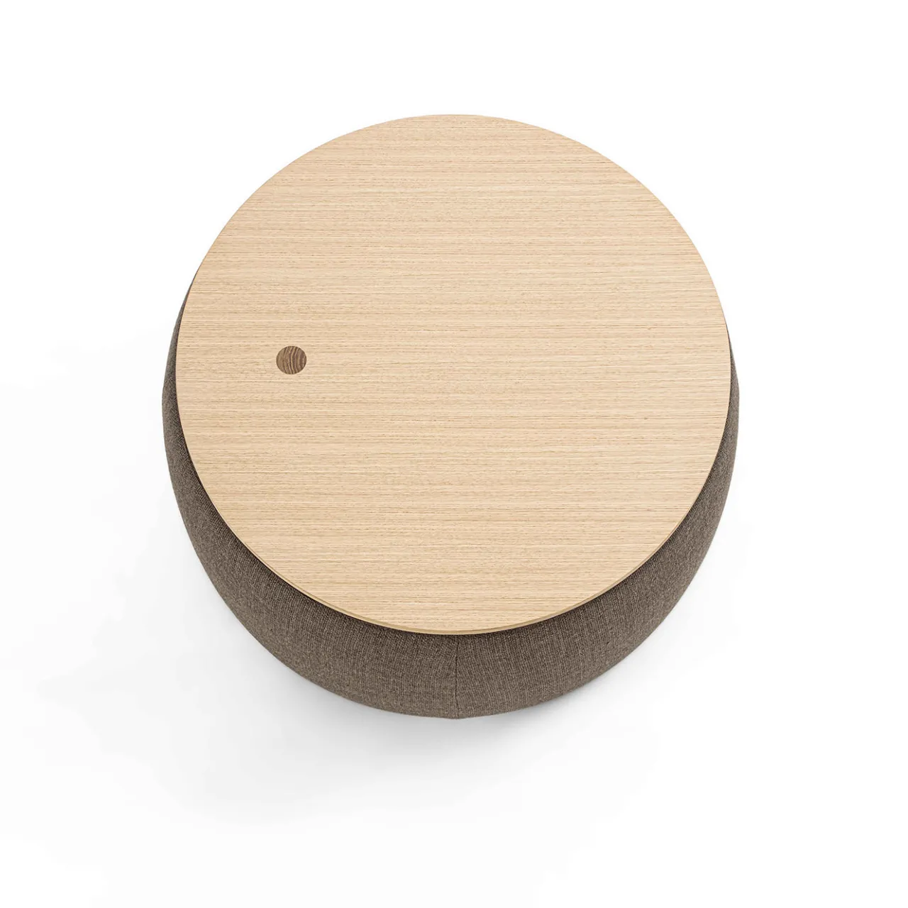 Durame Ottomans & Poufs<Verto Brown Round Ottoman and Coffee Table