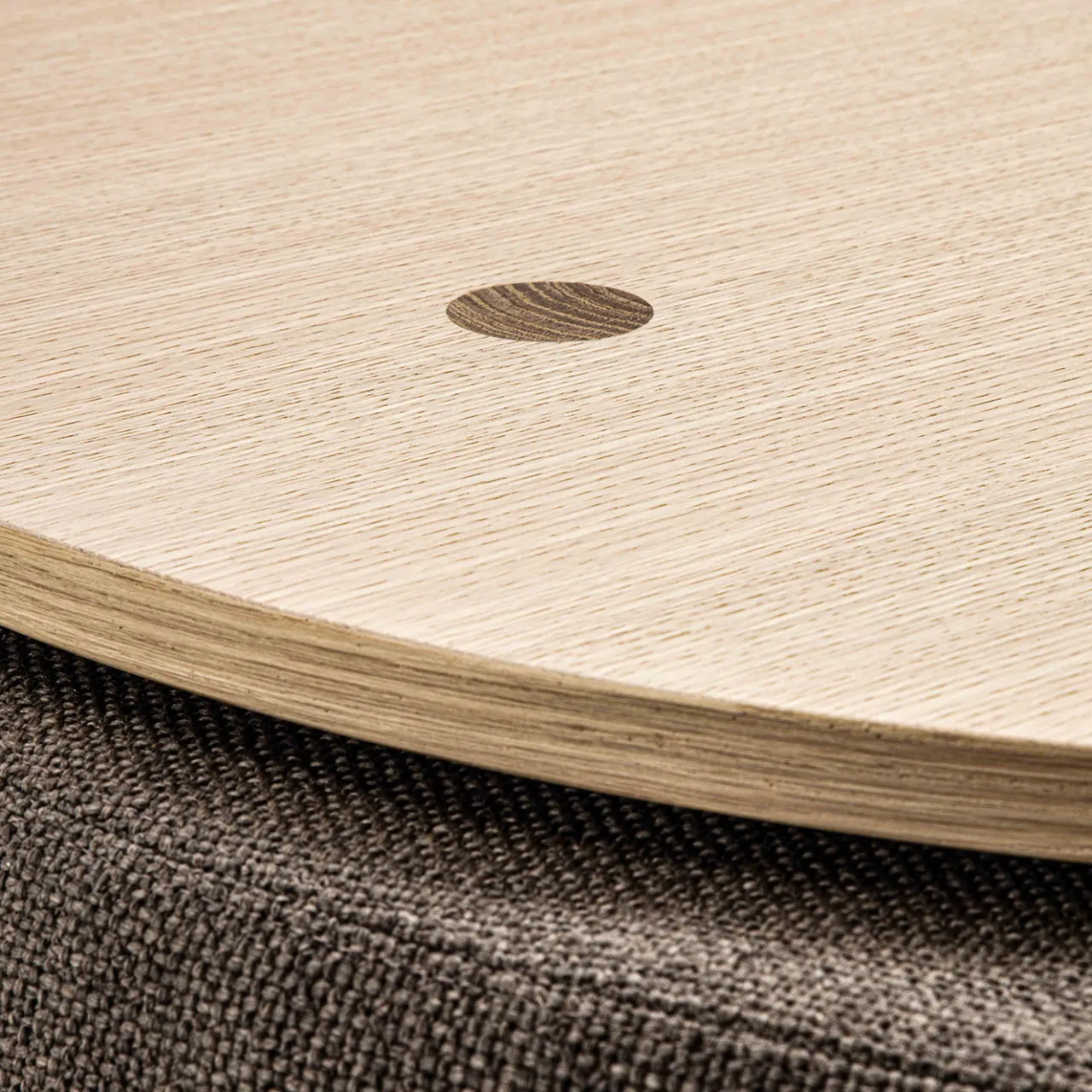 Durame Ottomans & Poufs<Verto Brown Round Ottoman and Coffee Table