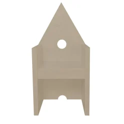 Meccani Design Lounge Chairs<Vescovina Greige Armchair by Lanfranco Benvenuti