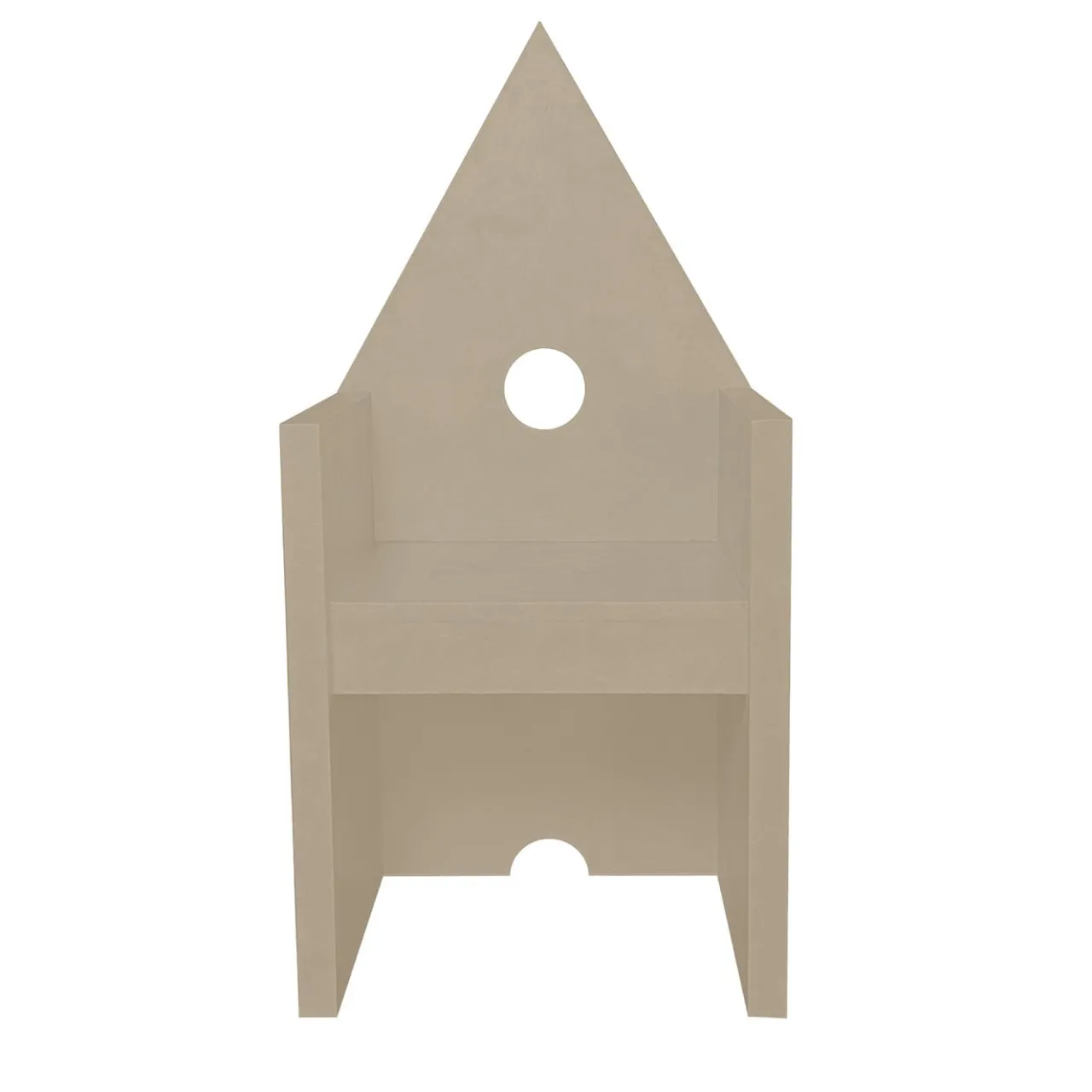 Meccani Design Lounge Chairs<Vescovina Greige Armchair by Lanfranco Benvenuti