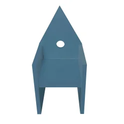 Meccani Design Lounge Chairs<Vescovina Light Blue Armchair by Lanfranco Benvenuti